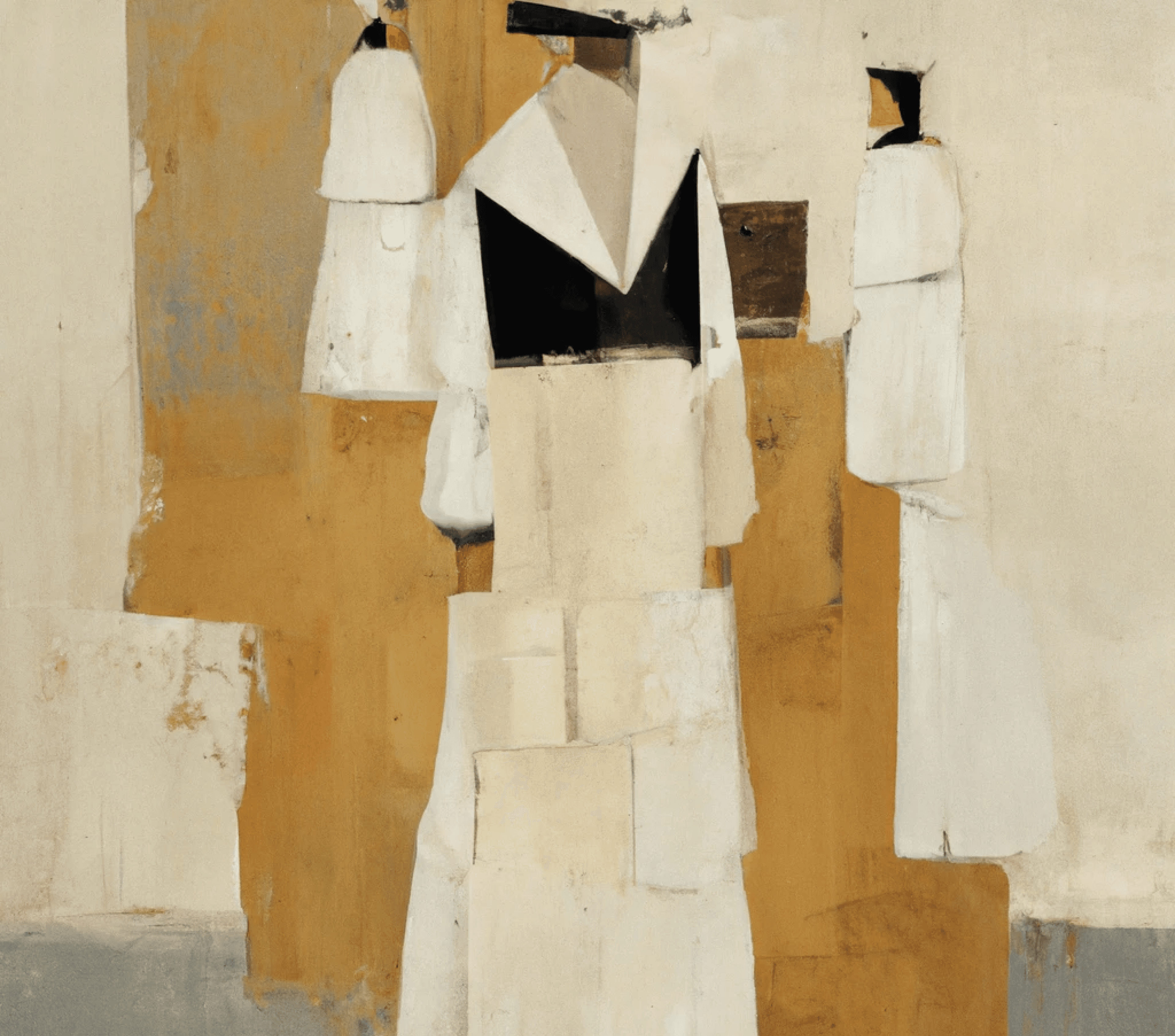 The Maid by Lucena Vellori — digitally constructed interior with figure